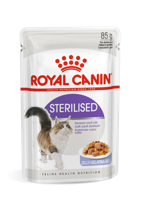 Royal Canin Sterilised natvoer kat (in gelei) 1 doos (12 x 85 g) - thumbnail