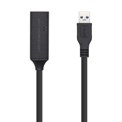 A105-0409 verlengkabel USB 3.1 Gen 1 USB type A stekker naar USB type A bus met versterker 15 m zwart