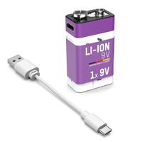 Ansmann Oplaadbaar Batterij 9-voudig En Usb-c - thumbnail