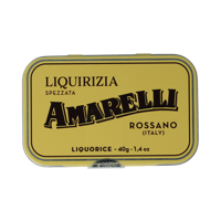 Amarelli Laurierdrop blikje brokken puur 40 Gram - thumbnail