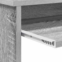 Bureau met plank Grijs Sonoma 106 x 40 x 88.5 cm Bewerkt hout - thumbnail