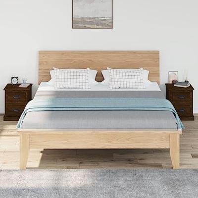 Nachtkastjes 2 st 39x39x47,5 cm bewerkt hout bruineikenkleurig Nachtkastjes 2 st 39x39x47,5 cm bewerkt hout bruineikenkleurig