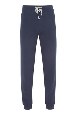 Heren joggingbroek met boorden blauw