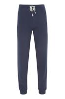 Heren joggingbroek met boorden blauw - thumbnail