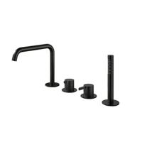 Hotbath Ace Badmengkraan - Badrandcombinatie - éénhendel - 2-weg omstel - handdouche - uitloop - zwart geborsteld PVD AC073MBP - thumbnail