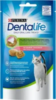 DentaLife Daily Oral Care met zalm kattensnack (40 gram) 8 x 40 g - thumbnail