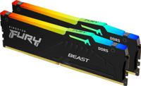 Kingston FURY beast rgb 64 gb ddr5-5200 (2x 32 gb) werkgeheugen (kf552c40bbak2-64, xmp 3.0) - thumbnail