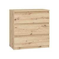 CHELSEA ladekast 3 laden - 77,2 cm - Artisanaal eiken decor - thumbnail