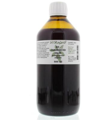 Cruydhof Sint Janskruid olie met olijfolie 500 Milliliter
