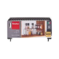 Metaltex Smart Kitchen Stapelrek voor Kruidenpotjes 29x7x14 cm Zwart 2 Stuks - thumbnail