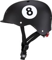 Globber helm elite lights black 8 ball - thumbnail