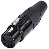 Rean AV RC5F-B XLR-connector Bus, recht Aantal polen: 5 1 stuk(s) - thumbnail