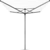 Brabantia topspinner droogmolen met metalen grondanker 40 meter metallic grey - thumbnail