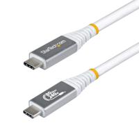StarTech.com 1,5m USB4 Kabel, 80Gbps, USB-IF Gecertificeerde USB-C Kabel, 240W PD, 8K 120Hz/4K 240Hz, DP2.1, Thunderbolt 4 Compatibel - thumbnail