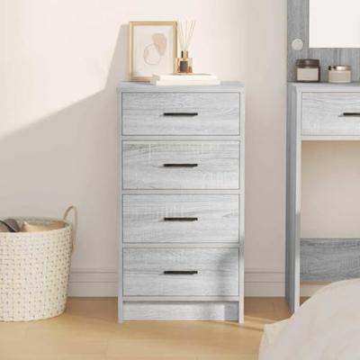 Sideboard Grijs Sonoma 40x41x75 cm Gelaagd Hout