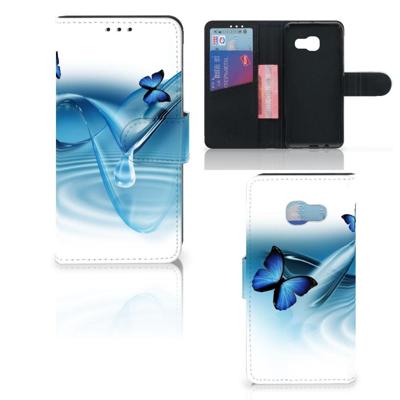 Samsung Galaxy A3 2017 | Telefoonhoesje | Met pasjeshouder | Vlinders