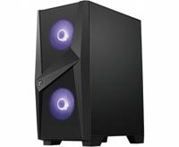 Micro Star International Computer MAG Forge 100M Midi-tower PC-behuizing Zwart, Transparant - thumbnail