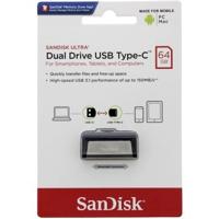 Sandisk Ultra Dual Drive USB-stick 3.1 - USB en USB-C - uitschuifbaar - 64GB - thumbnail