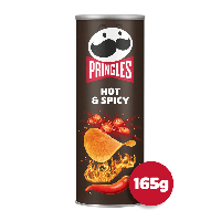 Chips pringles hot spicy 165gr | 19 stuks - thumbnail