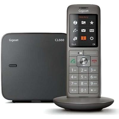 Gigaset CL660 Candy-Bar Draadloze Telefoon, Grijs