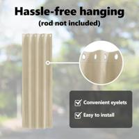 VidaXL Verduisterende gordijnen 2 pcs crème 140 x 225 cm fluweel - thumbnail