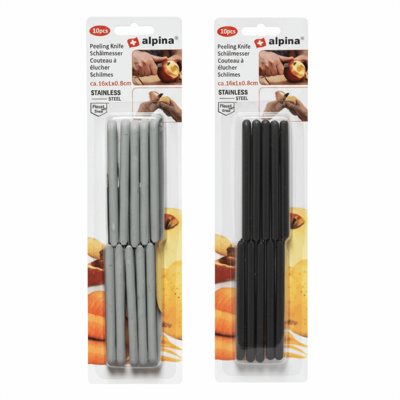 Alpina schilmes 17cm zwart/grijs (10 stuks)