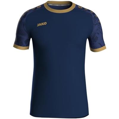 JAKO 4224 Shirt Iconic Km - Navy/Marine/Goud - XXL