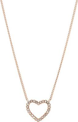 Fossil JF03086791 Ketting Vintage Glitz staal rosekleurig