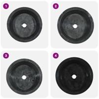 Gootsteen Ø40x15 cm marmer zwart - thumbnail