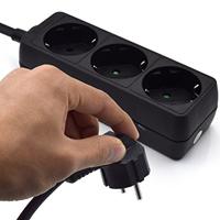 3-voudige Stekkerdoos zonder Schakelaar Ewent EW3959 3680W (1,5 m) - thumbnail