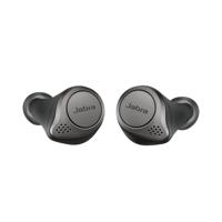 Jabra Elite 75t - Geschikt voor draadloos opladen - In-ear Bluetooth-hoofdtelefoon met actieve ruisonderdrukking en lange batterijduur voor echte draadloze gesprekken en muziek - titaniumzwart - thumbnail