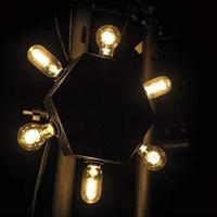 Showtec Edison Star E6 DMX LED-dimmer met 6 x E27-fitting - thumbnail