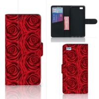 Huawei Ascend P8 Lite Hoesje Red Roses - thumbnail