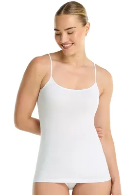 Ondergoed dames hemden - Spaghetti top - 32287 - Onderhemden met smalle bandjes - Biologisch katoen