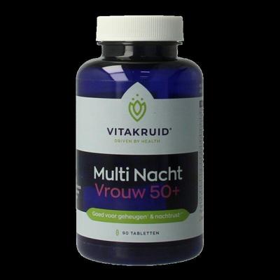 Multi Nacht Vrouw 50+ 100% Vegan 90 Tabletten