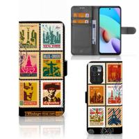 Xiaomi Redmi 10 | Flip Cover | Postzegels - thumbnail