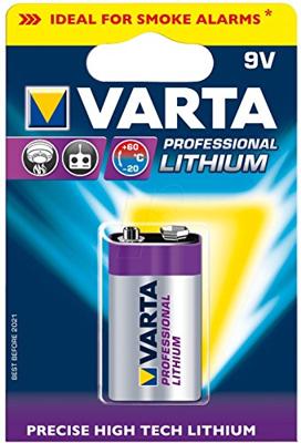 Batterij Varta Ultra lithium 9Volt | 10 stuks