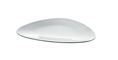 ALESSI - Colombina - Dessertbord wit 24x20cm ALESSI - Colombina - Dessertbord wit 24x20cm