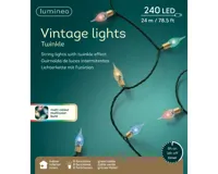 Lumineo 240 Led vintage verlichting 24cm multi - thumbnail