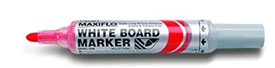 Pentel whiteboardmarker Maxiflo set van 4 stuks: blauw, rood, groen en zwart + magnetische bordwisser