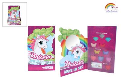Unicorn make-up palette 4 oogschaduw/3 oogglitter/4 lipgloss