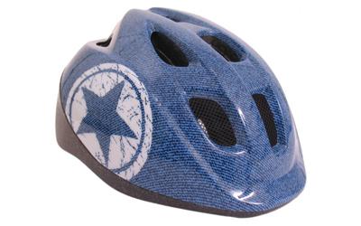 Polisport Fietshelm Jeans junior blauw maat 52/56 cm