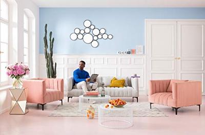 Kare Bijzettafel Luxury Triangle Champagne