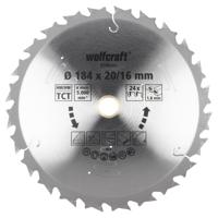 Wolfcraft 6347000 Cirkelzaagblad 190 x 30 x 1.8 mm Aantal tanden: 24 1 stuk(s) - thumbnail