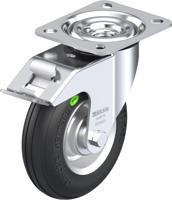 Blickle L-VW 125R-FI Zwenkwiel met rem Wieldiameter: 125 mm Draagvermogen (max.): 50 kg 1 stuk(s) - thumbnail