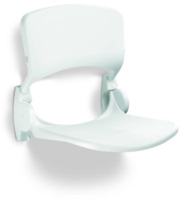 Douchezitting Handicare Linido met Rugleuning Opklapbaar Wit