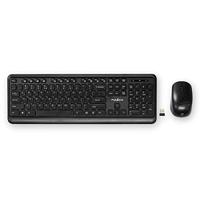 Muis en Toetsenbord - Set | Draadloos | Muis- en toetsenbordverbinding: USB | 800 / 1200 / 1600 dpi | Instelbare DPI | QWERTY | US Internationaal - thumbnail