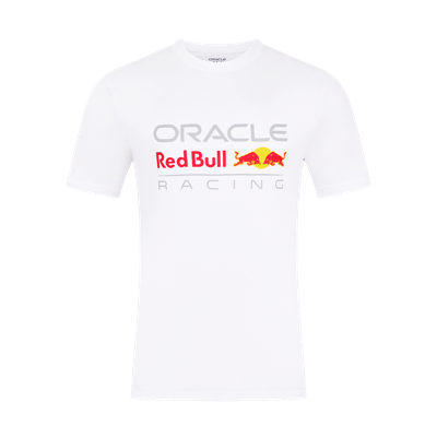 Red Bull Racing T-shirt - XXXXL - Large Front Logo T-shirt - Wit - Max Verstappen Red Bull Racing T-shirt - XXXXL - Large Front Logo T-shirt - Wit - Max Verstappen