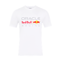 Red Bull Racing T-shirt - XXXXL - Large Front Logo T-shirt - Wit - Max Verstappen - thumbnail