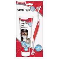 Tandpasta & Borstel Combipack hond/kat Beaphar - Beaphar - thumbnail